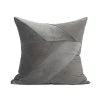 Staunton And Henry Modern Taupe And Grey Throw Cushion