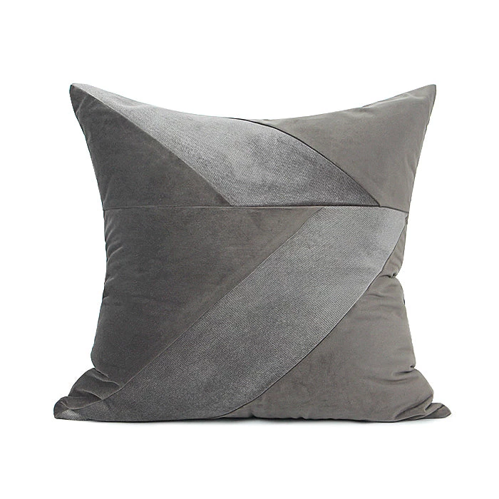 Staunton And Henry Modern Taupe And Grey Throw Cushion 1 Staunton And Henry Modern Taupe And Grey Throw Cushion