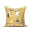 Staunton And Henry Modern Yellow And Gold Throw Cushion