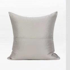 Staunton And Henry Cream And White Satin Throw Cushion Home Accessories