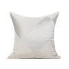 Staunton And Henry Cream And White Satin Throw Cushion Home Accessories