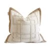 Staunton And Henry Elegant Cotton And Jute Throw Cushion Cover Home Accessories