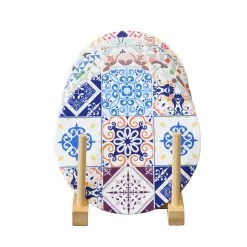Staunton And Henry Kitchen Mediterranean Tile Place Mats - Set Of 6