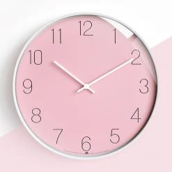 Staunton And Henry Wall Decor Nordic Pastel Wall Clock