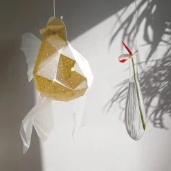 Staunton And Henry Goldfish Origami Ceiling Light