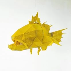 Staunton And Henry Lighting Grouper Fish Origami Ceiling Light