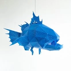 Staunton And Henry Lighting Grouper Fish Origami Ceiling Light