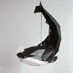Staunton And Henry Whale Origami Ceiling Light