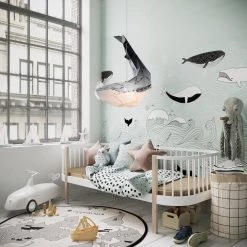 Staunton And Henry Whale Origami Ceiling Light