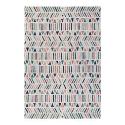 Staunton And Henry Frieda Pink And Blue Wool Rug