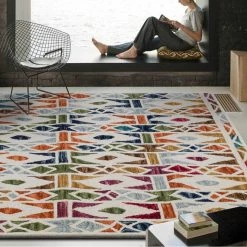 Staunton And Henry Rugs Joseph Colorful Wool Rug