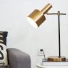 Staunton And Henry Vera Modern Black And Gold Desk Lamp Lighting
