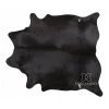 Staunton And Henry Pergamino Solid Black Cowhide Rug