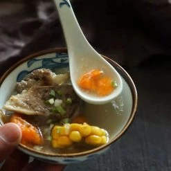 Staunton And Henry Akari Blue And White Japanese Soup Spoons Kitchen