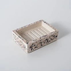 Staunton And Henry Eclectic Bella Terrazzo Bathroom Accessory Set