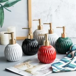 Staunton And Henry Elegant Faceted Soap Dispenser Classic