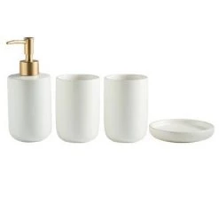 Staunton And Henry Classic Modern Bathroom Accessory Set