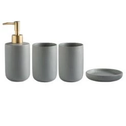 Staunton And Henry Classic Modern Bathroom Accessory Set