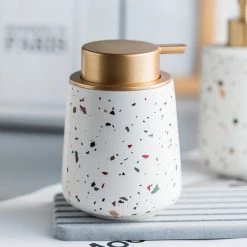 Staunton And Henry Modern Terrazzo Pattern Soap Dispenser Scandinavian