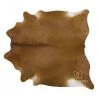 Staunton And Henry Pergamino Solid Brown Cowhide Rug