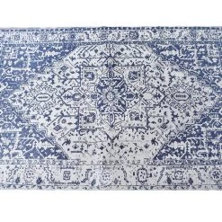 Staunton And Henry Rugs Zohreh Modern Blue And White Persian Rug