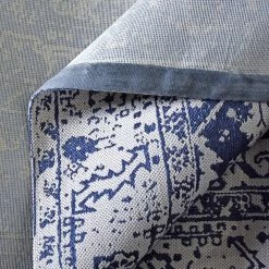 Staunton And Henry Rugs Zohreh Modern Blue And White Persian Rug