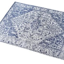 Staunton And Henry Rugs Zohreh Modern Blue And White Persian Rug