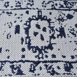 Staunton And Henry Rugs Zohreh Modern Blue And White Persian Rug