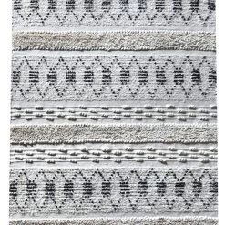 Staunton And Henry Adanno Cream And Black Modern Rug