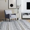 Staunton And Henry Adanno Cream And Black Modern Rug