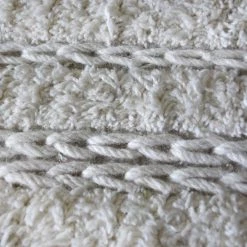 Staunton And Henry Snowden White Wool Rug Rugs