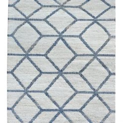 Staunton And Henry Ananda Modern Blue And White Rug Rugs