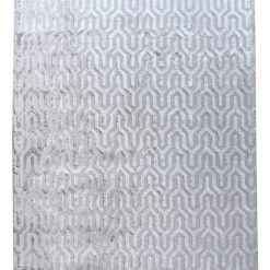 Staunton And Henry Maynard Beige Grey Viscose Rug Rugs