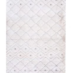 Staunton And Henry Boyd Modern White Wool Rug