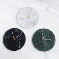 Staunton And Henry Wall Decor Minimalist Marble Wall Clock
