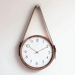 Staunton And Henry Copper Hanging Wall Clock