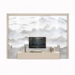 Staunton And Henry Misty Mountains Wall Mural Wall Decor