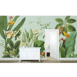 Staunton And Henry Wall Decor Birds Of Paradise Tropical Wall Mural