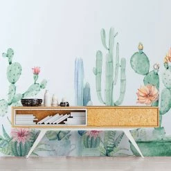 Staunton And Henry Collection Of Cactus Wall Mural Wall Decor