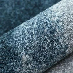 Staunton And Henry Rugs Abstract Blue And Grey Rug
