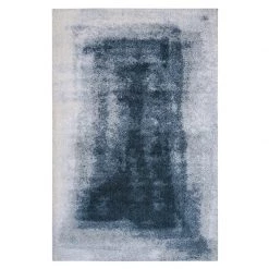 Staunton And Henry Rugs Abstract Blue And Grey Rug
