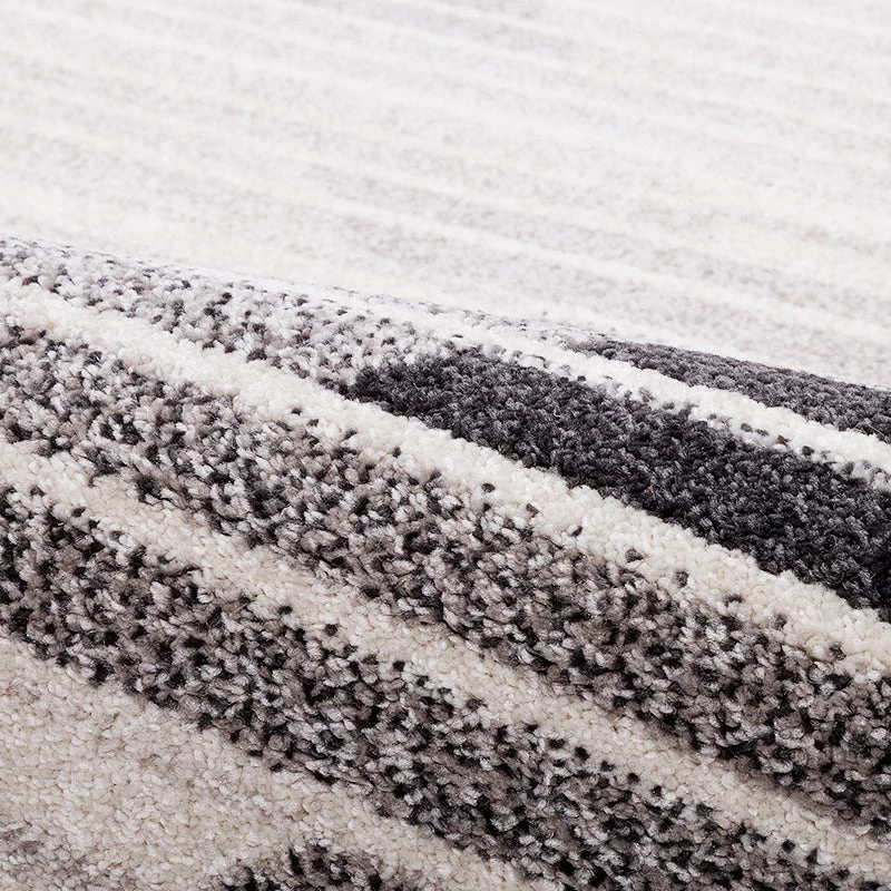 Staunton And Henry Atsila Modern Grey And White Tribal Rug Rugs 5 Staunton And Henry Atsila Modern Grey And White Tribal Rug Rugs