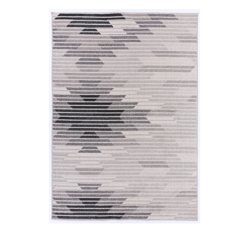 Staunton And Henry Atsila Modern Grey And White Tribal Rug Rugs 2 Staunton And Henry Atsila Modern Grey And White Tribal Rug Rugs