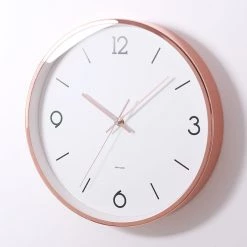 Staunton And Henry Wall Decor Minimalist Nordic Copper Wall Clock