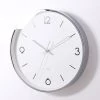 Staunton And Henry Minimalist Nordic Silver Wall Clock Wall Decor