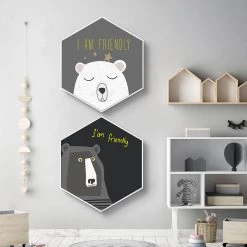 Staunton And Henry Hexagonal Framed Kids Room Prints