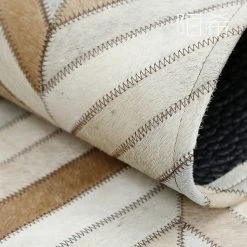 Staunton And Henry Brown And White Patchwork Cowhide Rug Rugs 5 Staunton And Henry Brown And White Patchwork Cowhide Rug Rugs