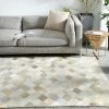 Staunton And Henry Cream And Fawn Patchwork Cowhide Rug Rugs