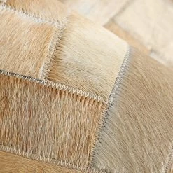 Staunton And Henry Rugs Cream And Fawn Chevron Patchwork Hide Rug 7 Staunton And Henry Rugs Cream And Fawn Chevron Patchwork Hide Rug