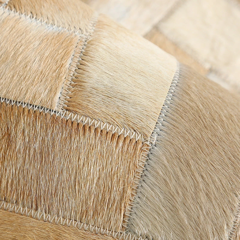 Staunton And Henry Rugs Cream And Fawn Chevron Patchwork Hide Rug 3 Staunton And Henry Rugs Cream And Fawn Chevron Patchwork Hide Rug